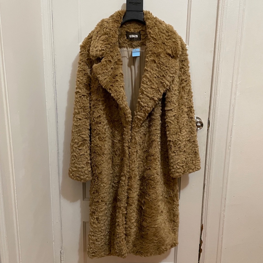 Reformation Teddy Long Coat 🐻